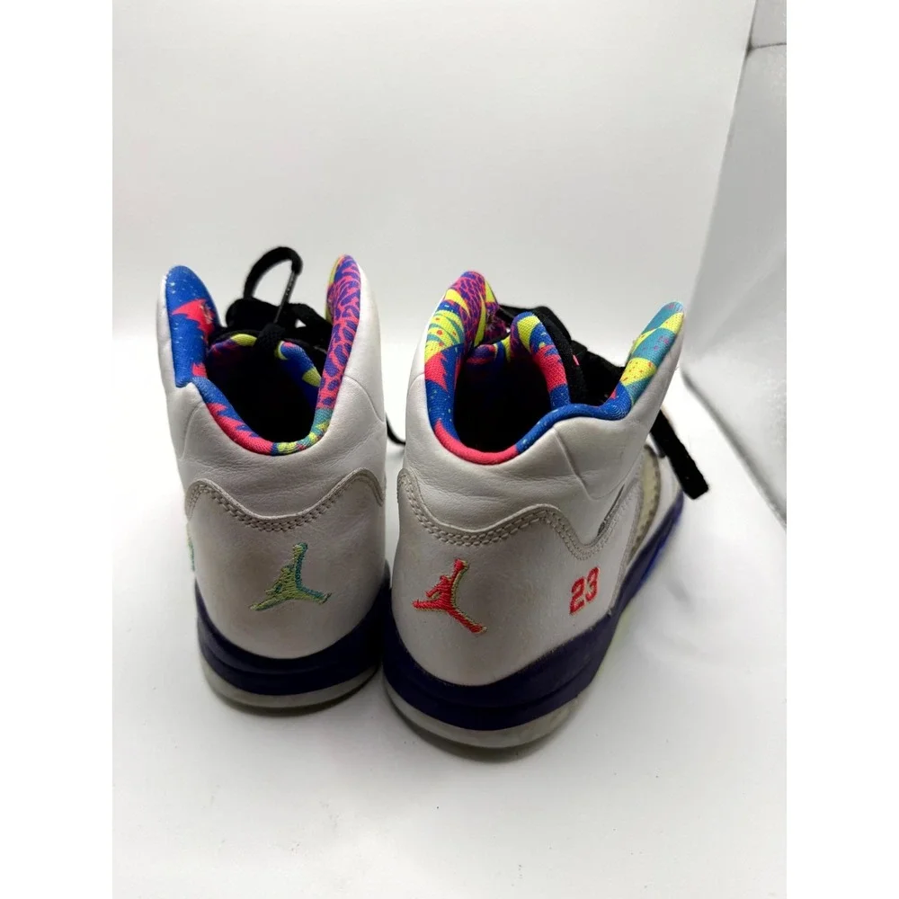 Air‎ Jordan 5 Retro PS Alternate Bel-Air DB3026-100 Kids 2 Sneaker White Leather